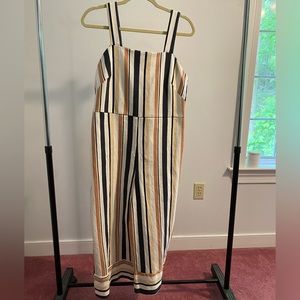 Stripped ASOS jumpsuit with adjustable straps